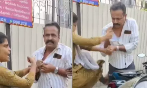 തനിച്ച് വീട്ടിലേക്ക് വരണമെന്ന് ആവശ്യപ്പെട്ടു, തമിഴ്‌നാട്ടിൽ ജയിലറെ ചെരുപ്പൂരി അടിച്ച് പെൺകുട്ടി