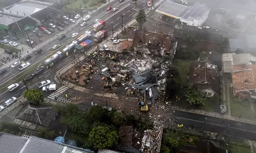 At Least 10 Killed As Small Plane Crashes Into Brazil Tourist City At Least 10 Killed As Small Plane Crashes Into Brazil Tourist City