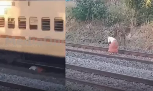 തലക്ക് മുകളിലൂടെ ട്രെയിൻ ഓടിപ്പോയിട്ടും ഒന്നും സംഭവിച്ചില്ല; മദ്യലഹരിയിൽ ട്രാക്കിൽ കിടന്ന് മധ്യവയസ്‌കൻ