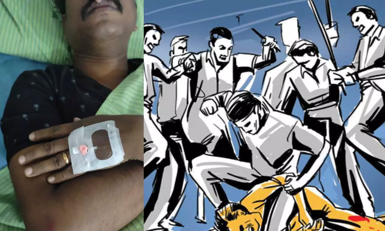 Policeman Attacked in Thrissur by 20 men Policeman Attacked in Thrissur by 20 men