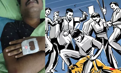 Policeman Attacked in Thrissur by 20 men