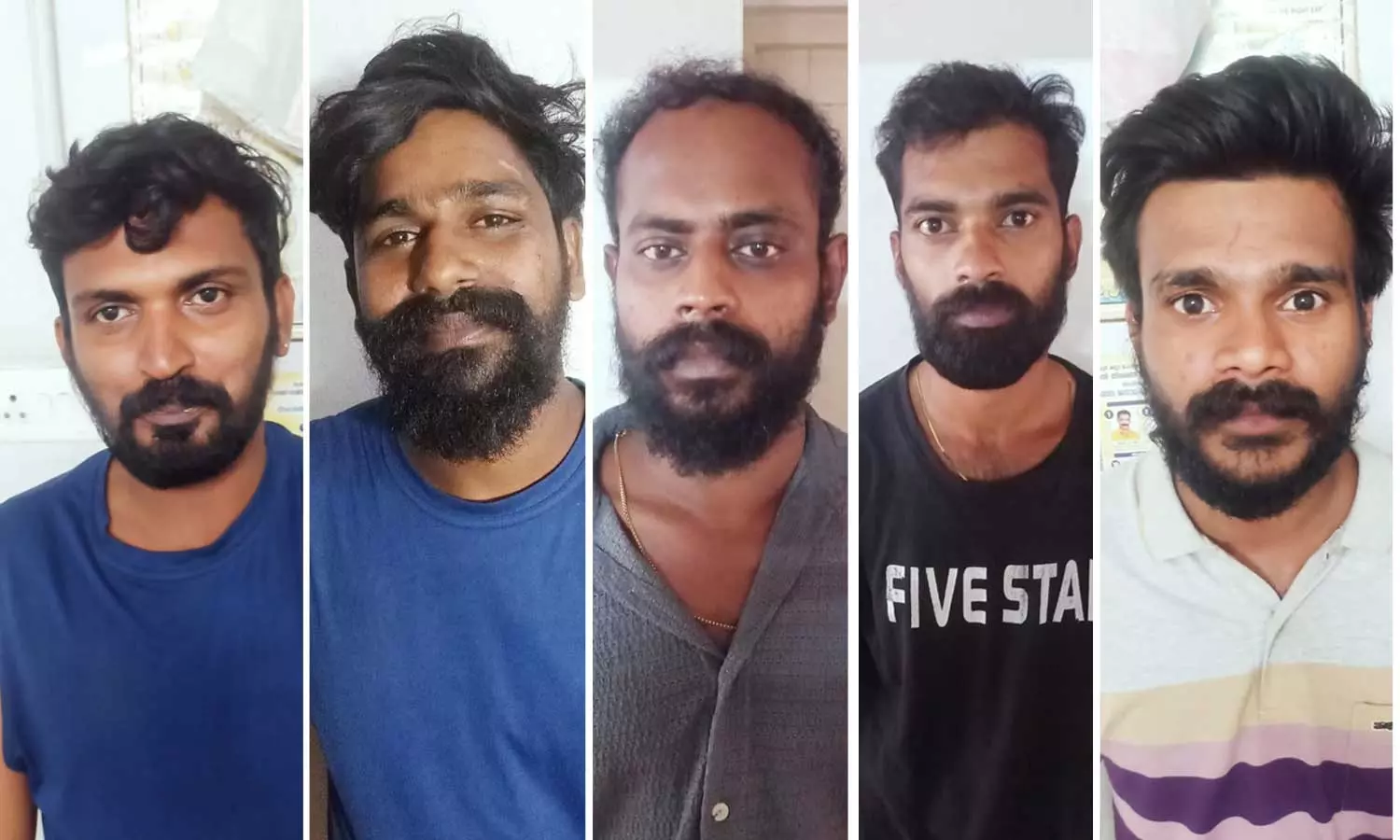 അറസ്റ്റിലായ പ്രതികൾ