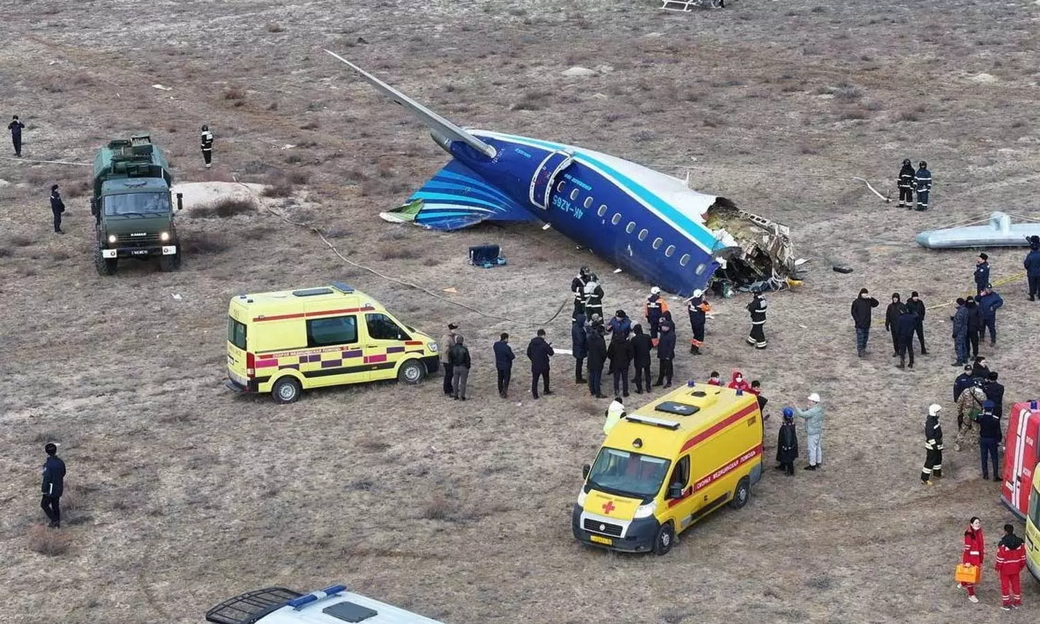 ‘കസാഖിസ്​ഥാനിലെ വിമാനാപകടത്തിന്​ പിന്നിൽ ബാഹ്യഇടപെടൽ’; റിപ്പോർട്ടുമായി അസർബൈജാൻ എയർലൈൻസ്​