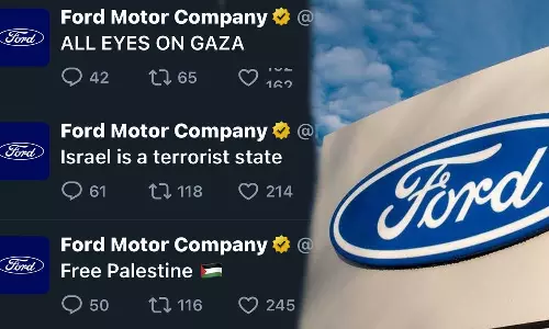 Ford Motor Companys X account posts Israel is a terrorist state, calls to Free Palestine, later deletes posts, Ford Motor Company, Ford X account, Ford on Israel, Ford on Palestine, Ford Motor Companys X account posts Israel is a terrorist state, calls to Free Palestine, later deletes posts, Ford Motor Company, Ford X account, Ford on Israel, Ford on Palestine,
