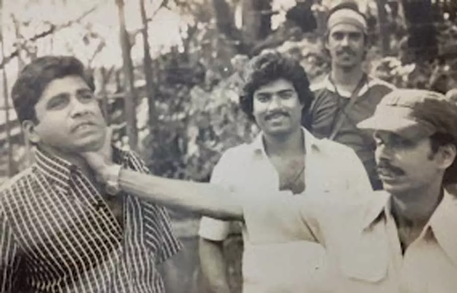 ‘വിസ’ യുടെ ഷൂട്ടിംഗിനിടയിൽ 