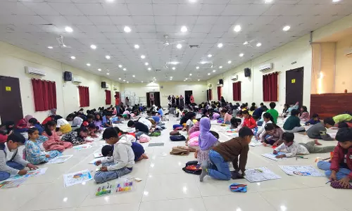 Malarwadi coloring competition was organized in salalah Malarwadi coloring competition was organized in salalah