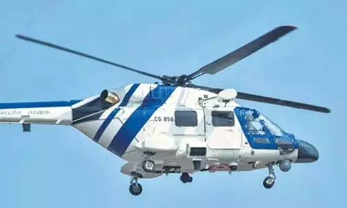 Coast guard helicopter crashes in Gujarat during training