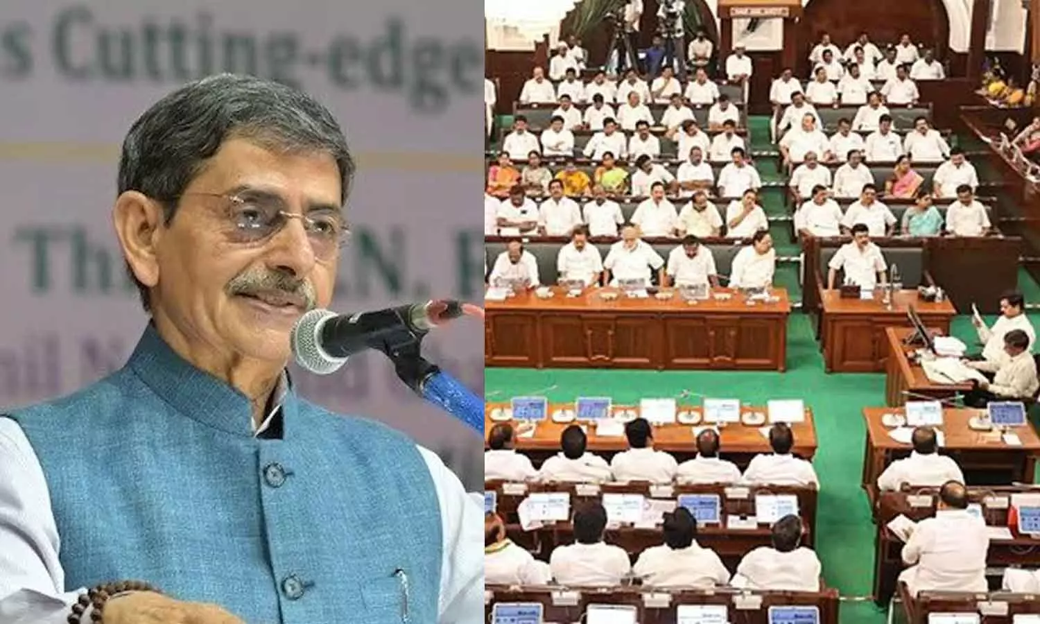 തമിഴ്നാട് നിയമസഭയിൽ നാടകീയ രംഗങ്ങൾ: ദേശീയഗാനം ആലപിച്ചില്ലെന്നാരോപിച്ച് ഗവർണർ ഇറങ്ങിപ്പോയി തമിഴ്നാട് നിയമസഭയിൽ നാടകീയ രംഗങ്ങൾ: ദേശീയഗാനം ആലപിച്ചില്ലെന്നാരോപിച്ച് ഗവർണർ ഇറങ്ങിപ്പോയി