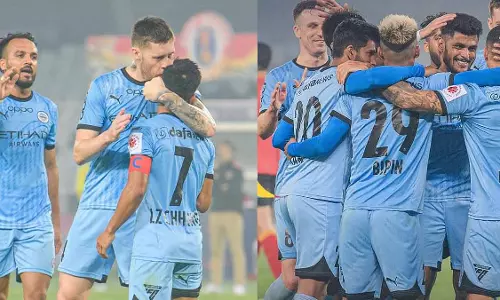 Nikos Karelis had a double; Mumbai City defeated East Bengal, 3-2