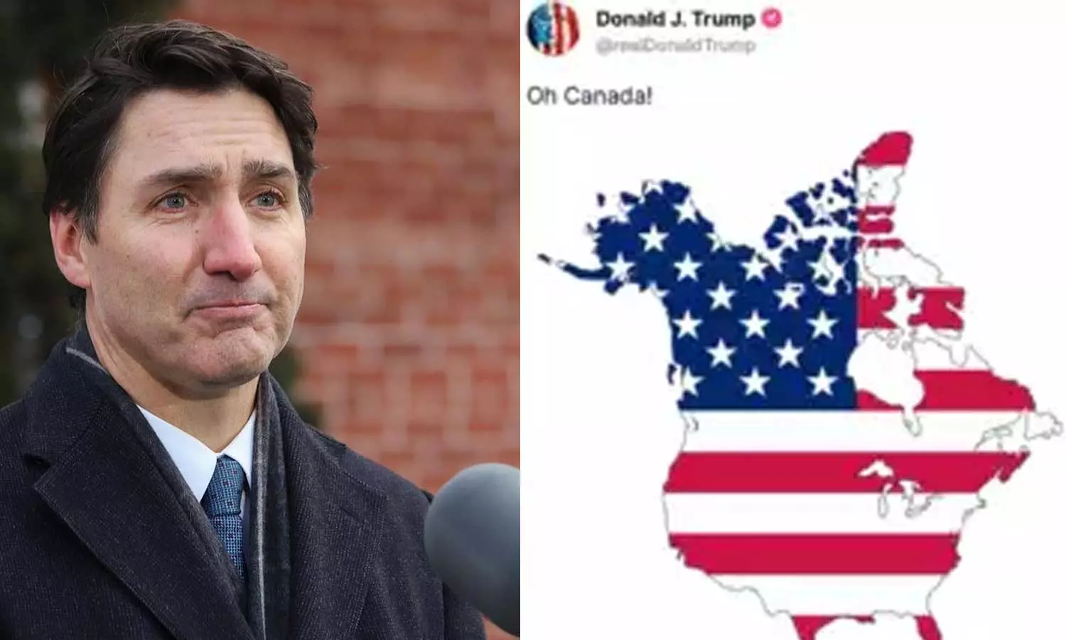യുഎസ്-കാനഡ ലയനം: ട്രംപിന് മറുപടിയുമായി ജസ്റ്റിന്‍ ട്രൂഡോ