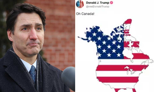 യുഎസ്-കാനഡ ലയനം: ട്രംപിന് മറുപടിയുമായി ജസ്റ്റിന്‍ ട്രൂഡോ