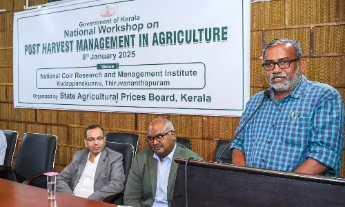 വിളവെടുപ്പാനന്തര നഷ്ടം കുറക്കാൻ പ്രത്യക കർമ്മ പദ്ധതി രൂപീകരിക്കുമെന്ന്   കൃഷിമന്ത്രി പി. പ്രസാദ്