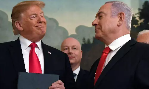 നെതന്യാഹുവിനെതിരായ മോശം പരാമർശമുള്ള പോസ്റ്റ് വീണ്ടും പങ്കുവെച്ച് ട്രംപ് നെതന്യാഹുവിനെതിരായ മോശം പരാമർശമുള്ള പോസ്റ്റ് വീണ്ടും പങ്കുവെച്ച് ട്രംപ്