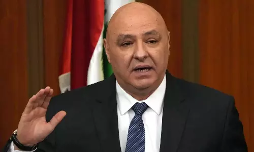 സൈനിക മേധാവി ജോസഫ് ഔന്‍ ലെബനാന്‍ പ്രസിഡന്റ്