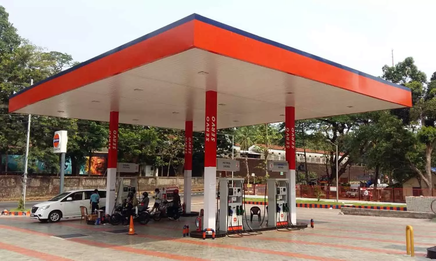 Petrole pump strike in Kerala