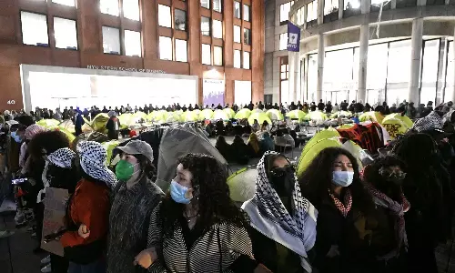 New York University suspends 11 students for one-year over peaceful sit-ins for Gaza, NYU antiwar Protest, Israel attack on Gaza, Gaza war,