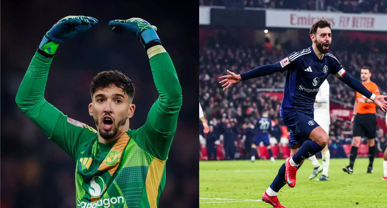 Goalkeeper Byandir as the saviour; Ten people fought  United defeated Arsenal in the shootout