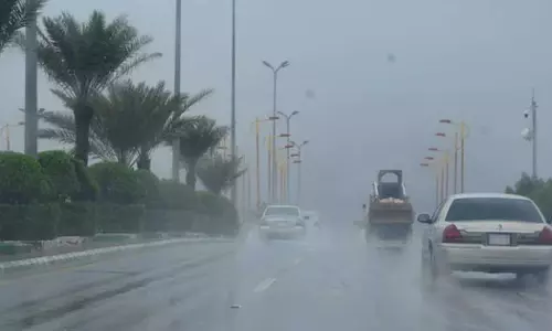 സൗദിയുടെ വിവിധ ഭാഗങ്ങളിൽ ഇന്ന് മഴ പെയ്തു