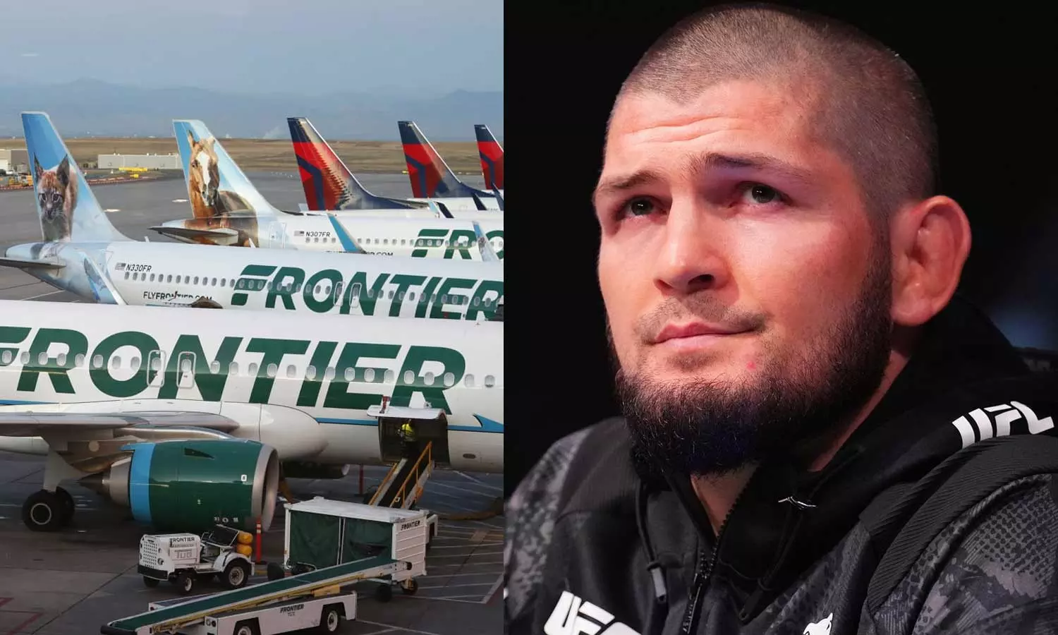 UFC champion Khabib Nurmagomedov removed from Frontier Airlines flight at Las Vegas airport, Frontier Airlines, Khabib Nurmagomedov