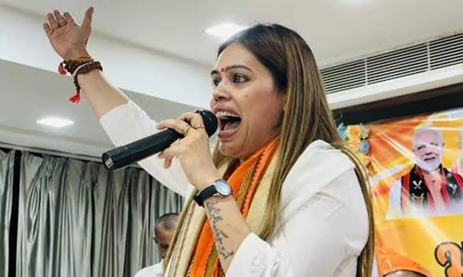 വിദ്വേഷ പ്രസംഗം: ബിജെപി നേതാവ്​ നാസിയ ഇലാഹി ഖാനെതിരെ പരാതി