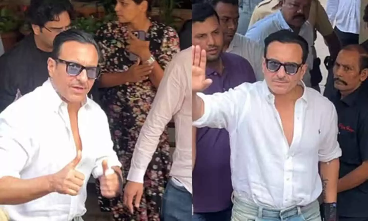 സെയ്ഫ് അലി ഖാൻ ആശുപത്രി വിട്ടു; ആരാധകരെ അഭിവാദ്യം ചെയ്ത് താരം സെയ്ഫ് അലി ഖാൻ ആശുപത്രി വിട്ടു; ആരാധകരെ അഭിവാദ്യം ചെയ്ത് താരം