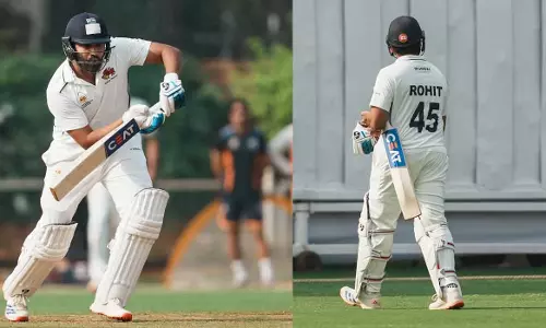 Rohits return to Ranji falls flat; Three runs off Umran Maliks over