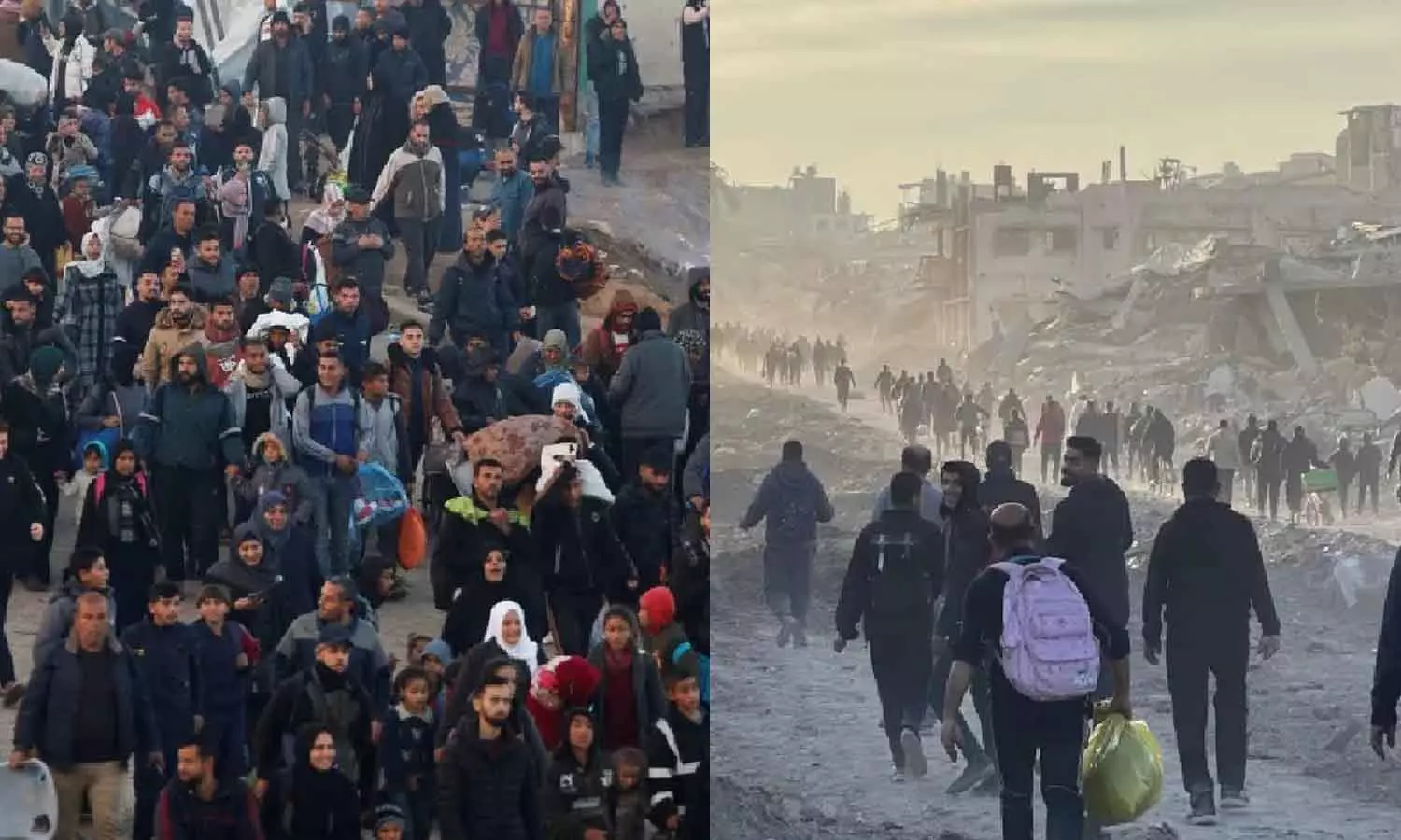 നെത്സരിം ഇടനാഴി തുറന്നതോടെ ഗസ്സയിലേക്ക് ഫലസ്തീനികളുടെ ഒഴുക്ക്; മൂന്ന് ലക്ഷത്തിലേറെ പേർ തിരിച്ചെത്തി നെത്സരിം ഇടനാഴി തുറന്നതോടെ ഗസ്സയിലേക്ക് ഫലസ്തീനികളുടെ ഒഴുക്ക്; മൂന്ന് ലക്ഷത്തിലേറെ പേർ തിരിച്ചെത്തി