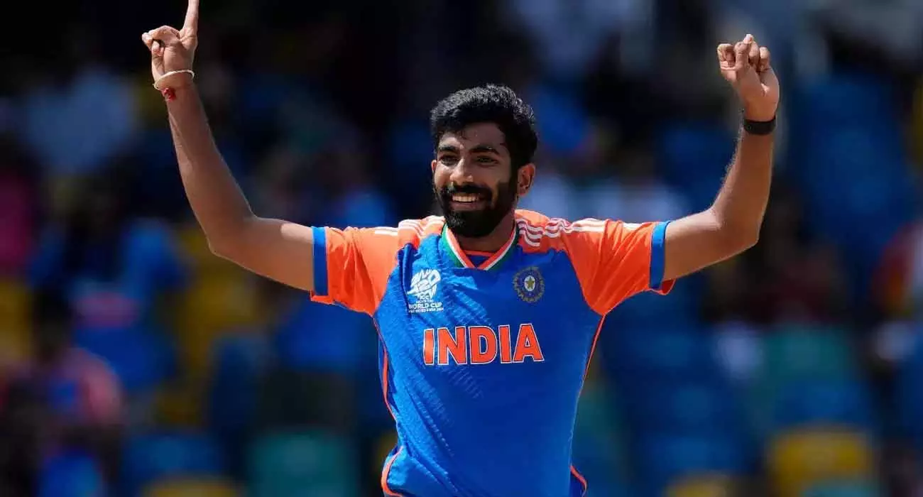 Bumrock wins ICC T20 Cricketer of the Year award; First Indian pacer to achieve the feat Bumrock wins ICC T20 Cricketer of the Year award; First Indian pacer to achieve the feat