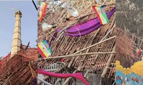 യുപിയിൽ ലഡു മഹോത്സവത്തിനിടെ പ്ലാറ്റ്‌ഫോം തകർന്ന് 7 മരണം; 50 പേർക്ക് പരിക്ക്‌