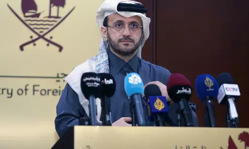 ഫലസ്തീൻ പ്രശ്നത്തിനുള്ള പരിഹാരം ദ്വിരാഷ്ട്ര ഫോർമുല മാത്രം; നിലപാട് വ്യക്തമാക്കി ഖത്തർ ഫലസ്തീൻ പ്രശ്നത്തിനുള്ള പരിഹാരം ദ്വിരാഷ്ട്ര ഫോർമുല മാത്രം; നിലപാട് വ്യക്തമാക്കി ഖത്തർ