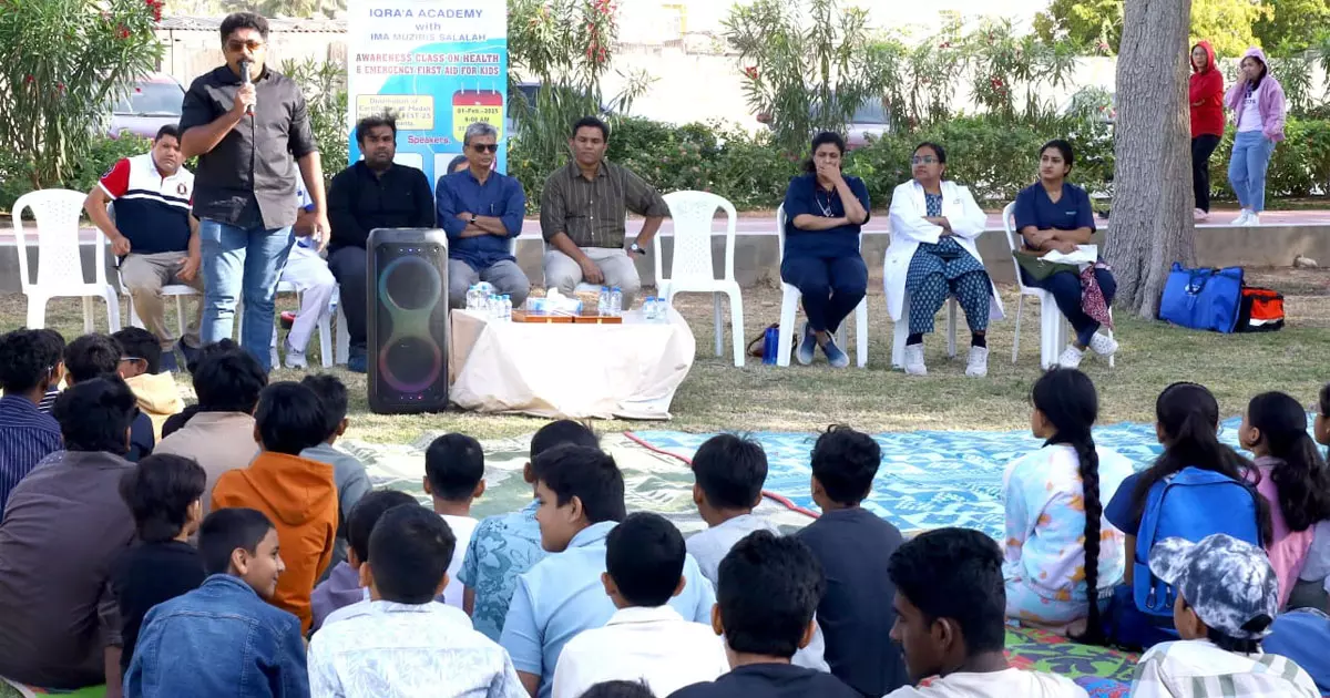 Iqra Academy organized a health awareness class in collaboration with IMA Muzeeris Iqra Academy organized a health awareness class in collaboration with IMA Muzeeris