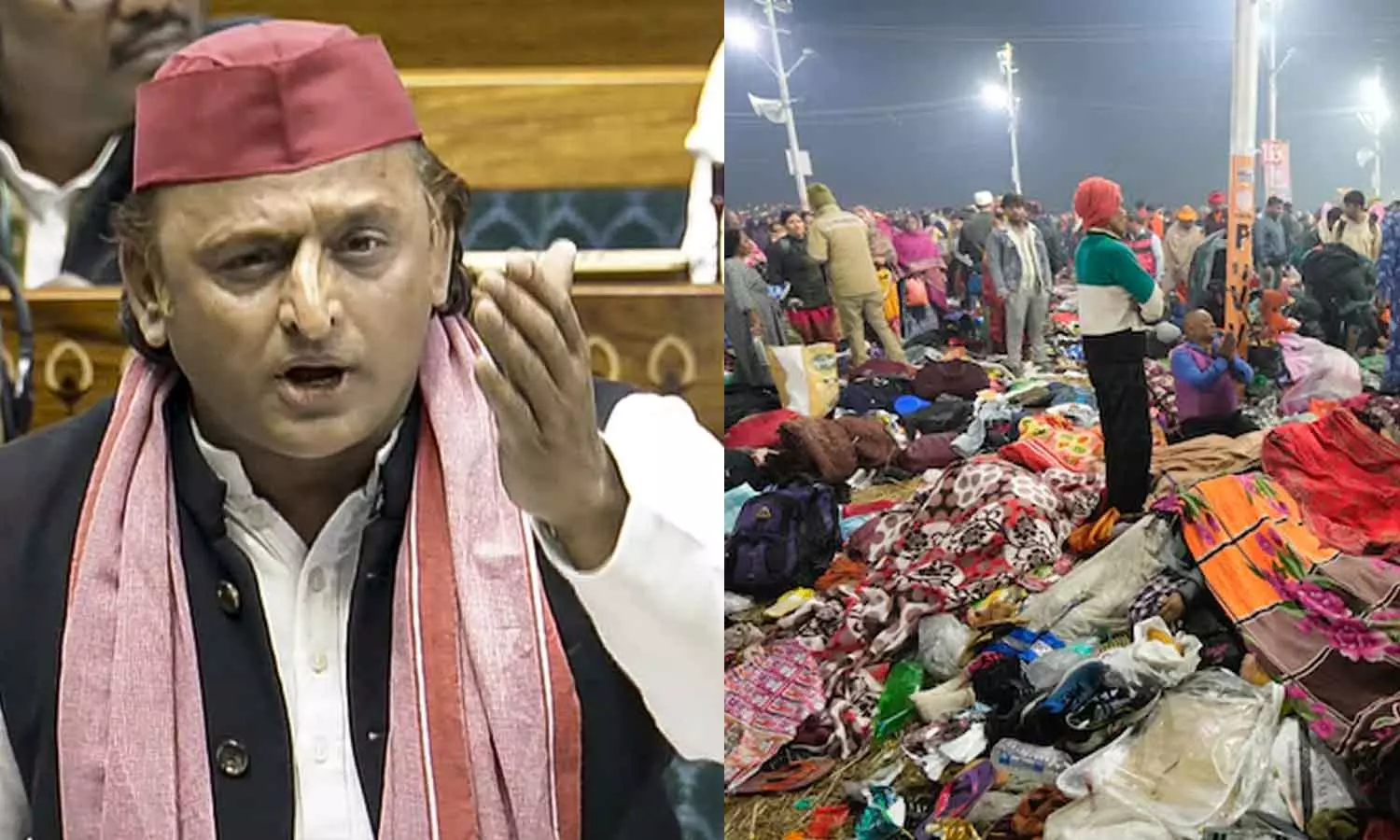 മൃതദേഹം തള്ളാൻ ജെസിബി ഉപയോഗിച്ചു, കുംഭമേള അപകടത്തിലെ യഥാർഥ മരണസംഖ്യ യുപി സർക്കാർ മറച്ചുവെക്കുന്നു: അഖിലേഷ് യാദവ്‌