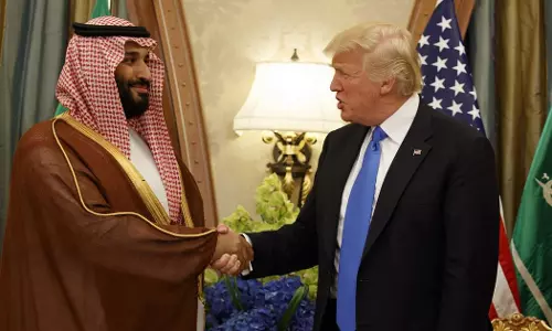 സൗദിയുമായി ബന്ധം സ്ഥാപിക്കാൻ ട്രംപിന്റെ നീക്കം