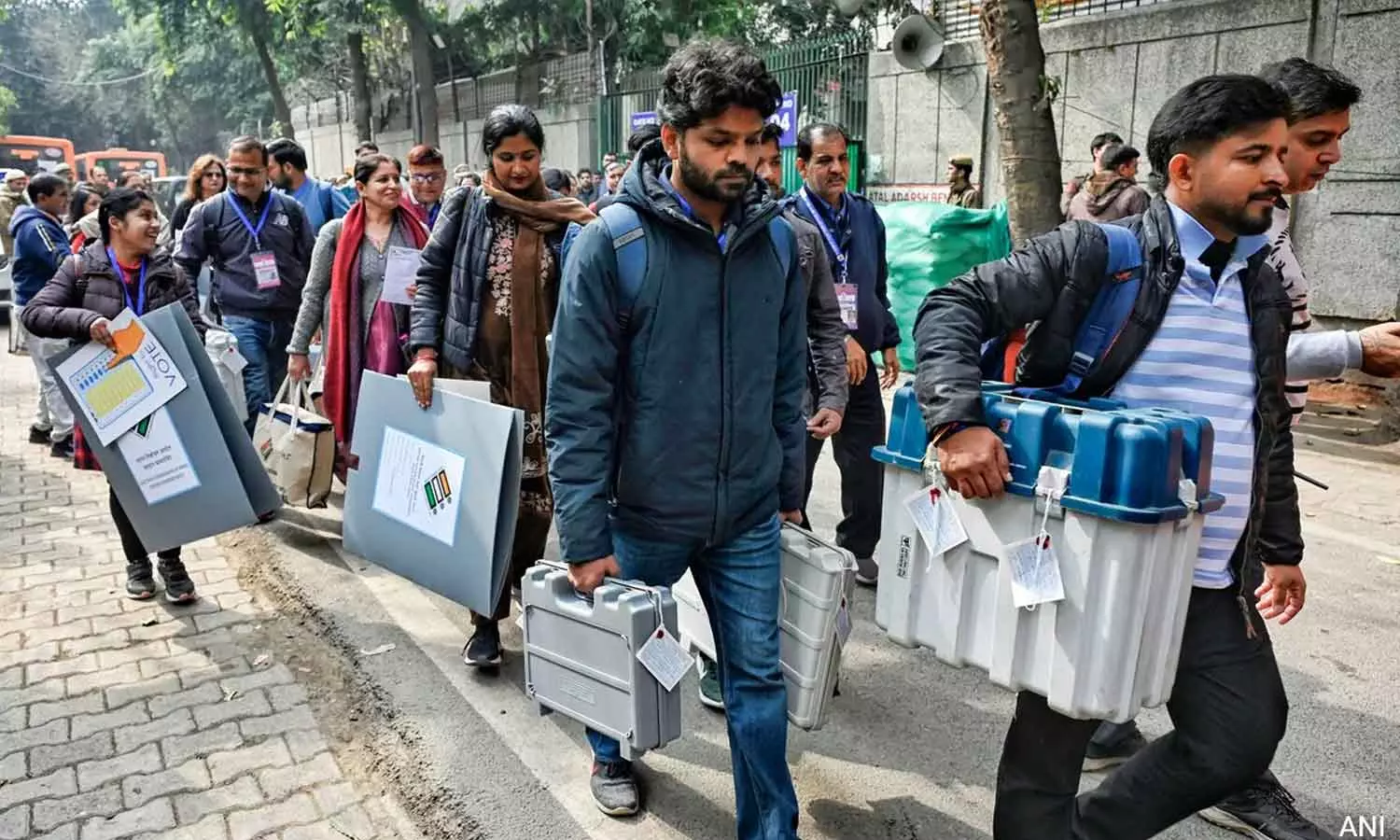 ഡൽഹി തെരഞ്ഞെടുപ്പ്: മൂന്ന് മണി വരെ രേഖപ്പെടുത്തിയത് 46.55% പോളിംഗ്