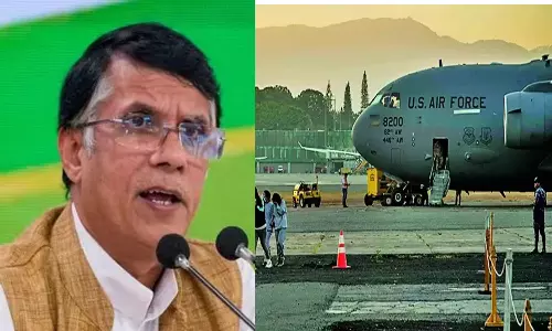 യുഎസിൽ നിന്ന് നാടുകടത്തപ്പെട്ട ഇന്ത്യക്കാരെ കയ്യാമം വെച്ച് അപമാനിച്ചു: വിമർശനവുമായി കോൺഗ്രസ്‌