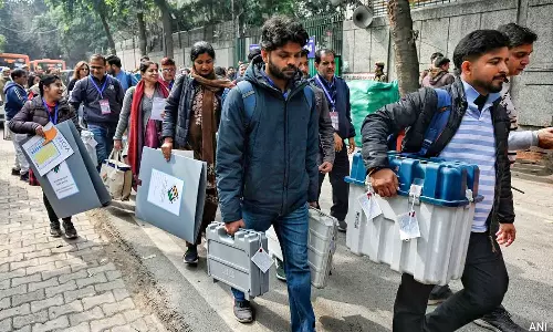 ഡൽഹി തെരഞ്ഞെടുപ്പ്: മൂന്ന് മണി വരെ രേഖപ്പെടുത്തിയത് 46.55% പോളിംഗ്