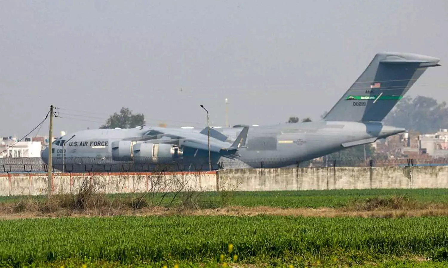 This is the flight route of US military aircraft