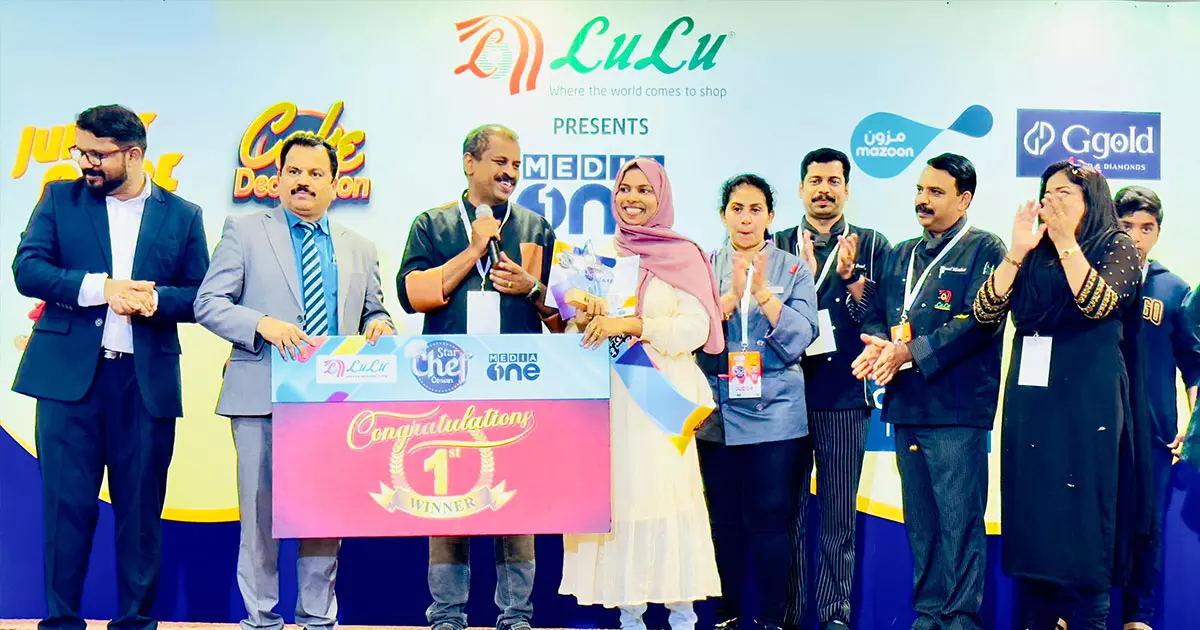 Muhsina Ajmal Star Chef in Oman Lulu Star Chef Competition