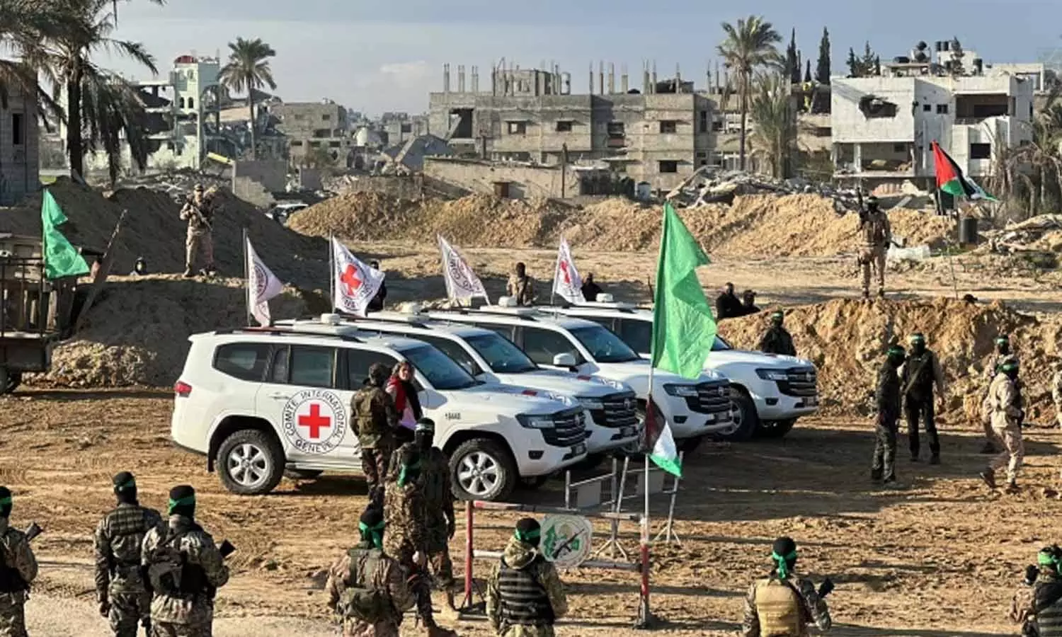 ഗസ്സയിൽ ബന്ദി കൈമാറ്റം ഇന്ന് ; അന്താരാഷ്ട്ര ക്രിമിനൽ കോടതി: ട്രംപിനെതിരെ വ്യപക വിമർശനം