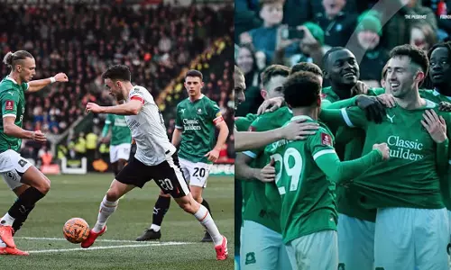 Big coup in FA Cup; Plymouth beat Liverpool in the fifth round