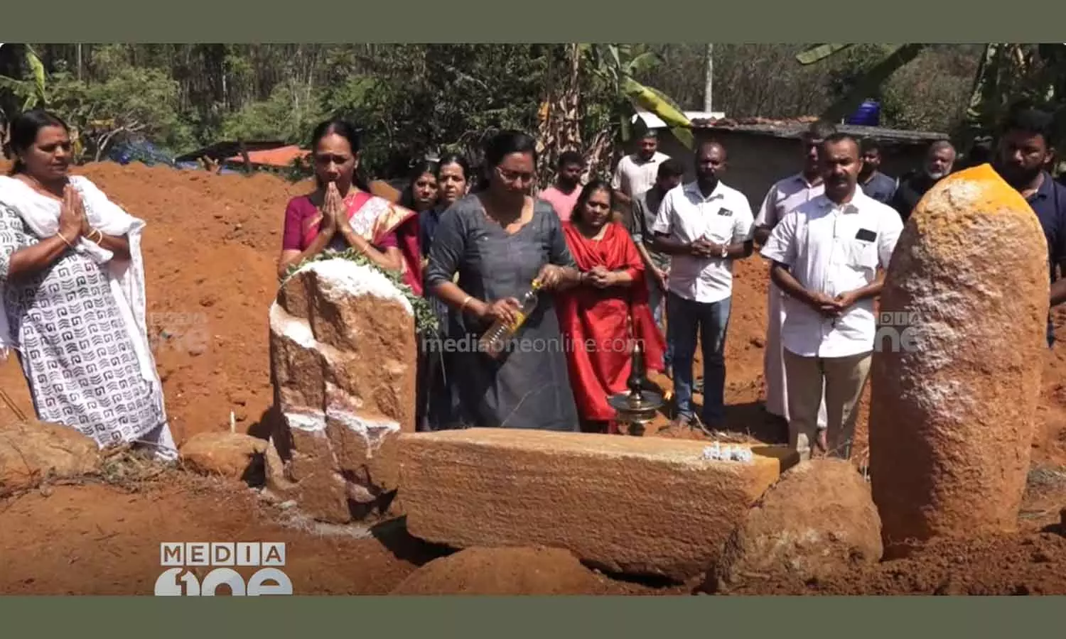 It is claimed that temple remains were found on the land of Pala Diocese