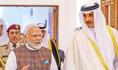 ഖത്തർ അമീർ ശൈഖ് തമീം ബിൻ ഹമദ് അൽതാനി ഇന്ത്യയിലേക്ക്