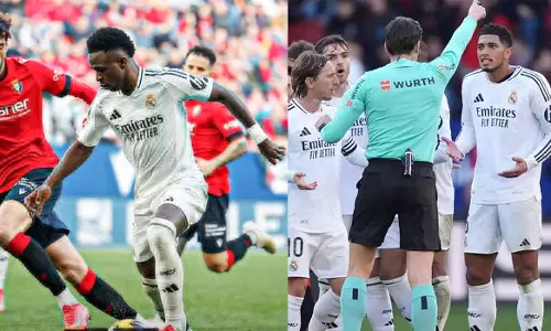 Red card for Bellingham, controversy; Osasuna tied Real, 1-1