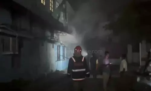 പാലക്കാട് ജില്ലാ ആശുപത്രിയിൽ തീപ്പിടിത്തം; ആളപായമില്ല, രോഗികളെ ഒഴിപ്പിച്ചു