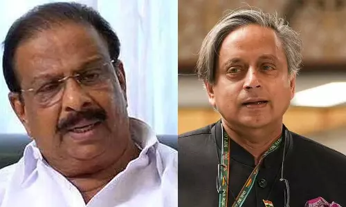 കോഴിക്കടകളും തട്ടുകടകളും ചേർന്നതാണ് മന്ത്രിയുടെ കണക്ക്; തരൂരിനെ വിമർശിക്കാതെ വ്യവസായ വകുപ്പിനെ കടന്നാക്രമിച്ച് കെ. സുധാകരൻ