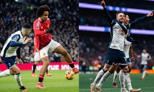 Madison scored; Tottenham beat United 1-0 in the Premier League