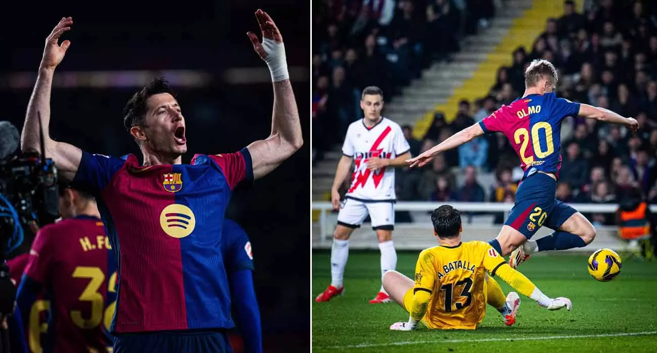 win over Rayo Vaikekano; Barca leads La Liga with 1-0 win over Real win over Rayo Vaikekano; Barca leads La Liga with 1-0 win over Real