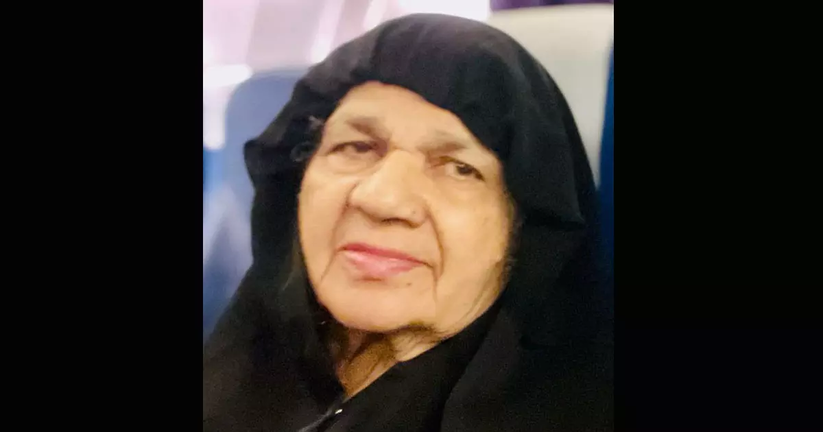Khadeeja Hajjumma, a native of Parappally in Kanhangad, passed away in Dubai