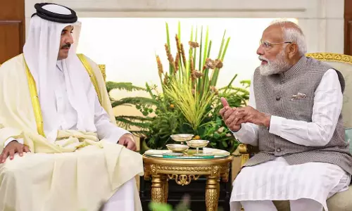 ഇന്ത്യ-ഖത്തർ ബന്ധം ഊഷ്മളമാക്കി ഖത്തർ അമീറിന്റെ സന്ദർശനം