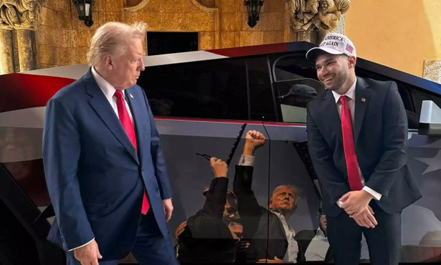 ആദിൻ റോസിനൊപ്പം ട്രംപ് ആദിൻ റോസിനൊപ്പം ട്രംപ്